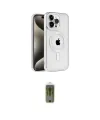 ieg™ iPhone 15 Pro Max Kılıf Eksen Form Koleksiyonu - Siyah Joko Magic 5D Hayalet Cam