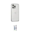 ieg™ iPhone 15 Pro Max Kılıf Eksen Form Serisi - Siyah Bilvis 0.18mm Plus Cam Ekran Koruyucu