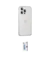 ieg™ iPhone 15 Pro Max Kılıf Eksen Form Serisi - Siyah Bilvis 0.18mm Plus Cam Ekran Koruyucu