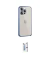 ieg™ iPhone 15 Pro Max Kılıf Eksen Form Serisi - Siyah Bilvis 0.18mm Plus Cam Ekran Koruyucu