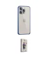 ieg™ iPhone 15 Pro Max Kılıf Eksen Form Serisi - Siyah Bilvis 3D Cam Ekran Koruyucu