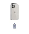 ieg™ iPhone 15 Pro Max Kılıf Eksen Form Serisi - Siyah Joko Magic 5D Cam