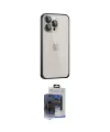 ieg™ iPhone 15 Pro Max Kılıf Eksen Form Serisi - Siyah Vanessa Magic Cam