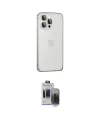ieg™ iPhone 15 Pro Max Kılıf Eksen Form Serisi - Siyah Vanessa Magic Hayalet Cam