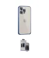 ieg™ iPhone 15 Pro Max Kılıf Eksen Form Serisi - Siyah Vanessa Magic Hayalet Cam