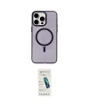 ieg™ iPhone 15 Pro Max Kılıf Eksen Işık Prime - Şeffaf Pasifik Cam Ekran Koruyucu