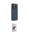 ieg™ iPhone 15 Pro Max Kılıf Eksen Işık Prime - Siyah Bilvis 3D Mat Cam Ekran Koruyucu