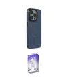 ieg™ iPhone 15 Pro Max Kılıf Eksen Işık Prime - Siyah Bilvis 5in1 3D Magic Cam Ekran Koruyucu