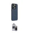ieg™ iPhone 15 Pro Max Kılıf Eksen Işık Prime - Siyah Vanessa Magic Hayalet Cam