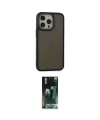 ieg™ iPhone 15 Pro Max Kılıf Eksen Işık - Şeffaf 360 Full Body Arka Koruyucu