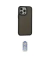 ieg™ iPhone 15 Pro Max Kılıf Eksen Işık - Siyah Joko Magic 5D Cam