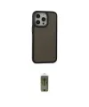 ieg™ iPhone 15 Pro Max Kılıf Eksen Işık - Siyah Joko Magic 5D Hayalet Cam