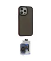 ieg™ iPhone 15 Pro Max Kılıf Eksen Işık - Siyah Vanessa Magic Cam