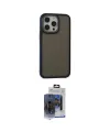 ieg™ iPhone 15 Pro Max Kılıf Eksen Işık - Siyah Vanessa Magic Cam