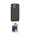 ieg™ iPhone 15 Pro Max Kılıf Eksen Işık - Siyah Vanessa Magic Cam