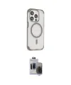 ieg™ iPhone 15 Pro Max Kılıf Eksen Klasik Koleksiyonu - Siyah Vanessa Magic Hayalet Cam