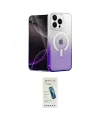 ieg™ iPhone 15 Pro Max Kılıf Eksen Minimal Özel Seri - Şeffaf Pasifik Cam Ekran Koruyucu