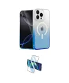 ieg™ iPhone 15 Pro Max Kılıf Eksen Minimal Özel Seri - Siyah 3D Antistatik Seramik Nano Ekran Koruyucu