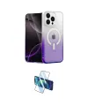 ieg™ iPhone 15 Pro Max Kılıf Eksen Minimal Özel Seri - Siyah 3D Antistatik Seramik Nano Ekran Koruyucu