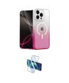 ieg™ iPhone 15 Pro Max Kılıf Eksen Minimal Özel Seri - Siyah 3D Antistatik Seramik Nano Ekran Koruyucu