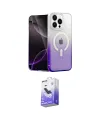ieg™ iPhone 15 Pro Max Kılıf Eksen Minimal Özel Seri - Siyah Bilvis 5in1 5D Magic Hayalet Cam Ekran Koruyucu