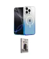 ieg™ iPhone 15 Pro Max Kılıf Eksen Minimal Özel Seri - Siyah Bilvis Hayalet Cam Ekran Koruyucu