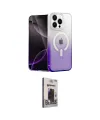 ieg™ iPhone 15 Pro Max Kılıf Eksen Minimal Özel Seri - Siyah Bilvis Hayalet Cam Ekran Koruyucu