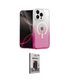 ieg™ iPhone 15 Pro Max Kılıf Eksen Minimal Özel Seri - Siyah Bilvis Hayalet Cam Ekran Koruyucu