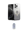ieg™ iPhone 15 Pro Max Kılıf Eksen Minimal Özel Seri - Siyah Joko Magic 5D Cam