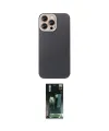 ieg™ iPhone 15 Pro Max Kılıf Eksen Prime - Siyah 360 Mat Full Body Arka Koruyucu