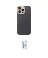 ieg™ iPhone 15 Pro Max Kılıf Eksen Prime - Siyah Bilvis 0.18mm Plus Cam Ekran Koruyucu