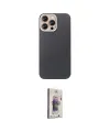 ieg™ iPhone 15 Pro Max Kılıf Eksen Prime - Siyah Bilvis 3D Cam Ekran Koruyucu