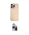ieg™ iPhone 15 Pro Max Kılıf Eksen Prime - Siyah Vanessa Magic Hayalet Cam
