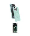 ieg™ iPhone 15 Pro Max Kılıf İz Işık Koleksiyonu - Şeffaf 360 Full Body Arka Koruyucu