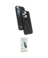 ieg™ iPhone 15 Pro Max Kılıf İz Işık Koleksiyonu - Şeffaf Pasifik Cam Ekran Koruyucu