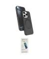 ieg™ iPhone 15 Pro Max Kılıf İz Işık Koleksiyonu - Şeffaf Pasifik Cam Ekran Koruyucu
