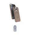 ieg™ iPhone 15 Pro Max Kılıf İz Işık Koleksiyonu - Siyah Joko Magic 5D Cam