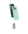 ieg™ iPhone 15 Pro Max Kılıf İz Işık Koleksiyonu - Siyah Joko Magic 5D Cam