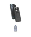ieg™ iPhone 15 Pro Max Kılıf İz Işık Koleksiyonu - Siyah Joko Magic 5D Cam