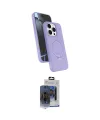 ieg™ iPhone 15 Pro Max Kılıf İz Işık Koleksiyonu - Siyah Vanessa Magic Cam