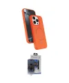 ieg™ iPhone 15 Pro Max Kılıf İz Işık Koleksiyonu - Siyah Vanessa Magic Cam