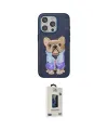 ieg™ iPhone 15 Pro Max Kılıf İz Minimal Koleksiyonu - Siyah Bilvis Hayalet Cam Ekran Koruyucu