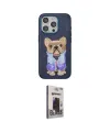 ieg™ iPhone 15 Pro Max Kılıf İz Minimal Koleksiyonu - Siyah Bilvis Hayalet Cam Ekran Koruyucu