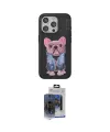 ieg™ iPhone 15 Pro Max Kılıf İz Minimal Koleksiyonu - Siyah Vanessa Magic Cam