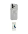 ieg™ iPhone 15 Pro Max Kılıf Kıvılcım Asil Özel Seri - Şeffaf Pasifik Cam Ekran Koruyucu