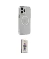 ieg™ iPhone 15 Pro Max Kılıf Kıvılcım Asil Özel Seri - Siyah Bilvis 3D Cam Ekran Koruyucu