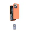 ieg™ iPhone 15 Pro Max Kılıf Kıvılcım Çizgi Serisi - Siyah Joko Magic 5D Cam