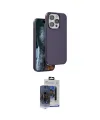 ieg™ iPhone 15 Pro Max Kılıf Kıvılcım Çizgi Serisi - Siyah Vanessa Magic Cam