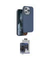 ieg™ iPhone 15 Pro Max Kılıf Kıvılcım Çizgi Serisi - Siyah Vanessa Magic Cam