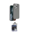 ieg™ iPhone 15 Pro Max Kılıf Kıvılcım Çizgi Serisi - Siyah Vanessa Magic Cam
